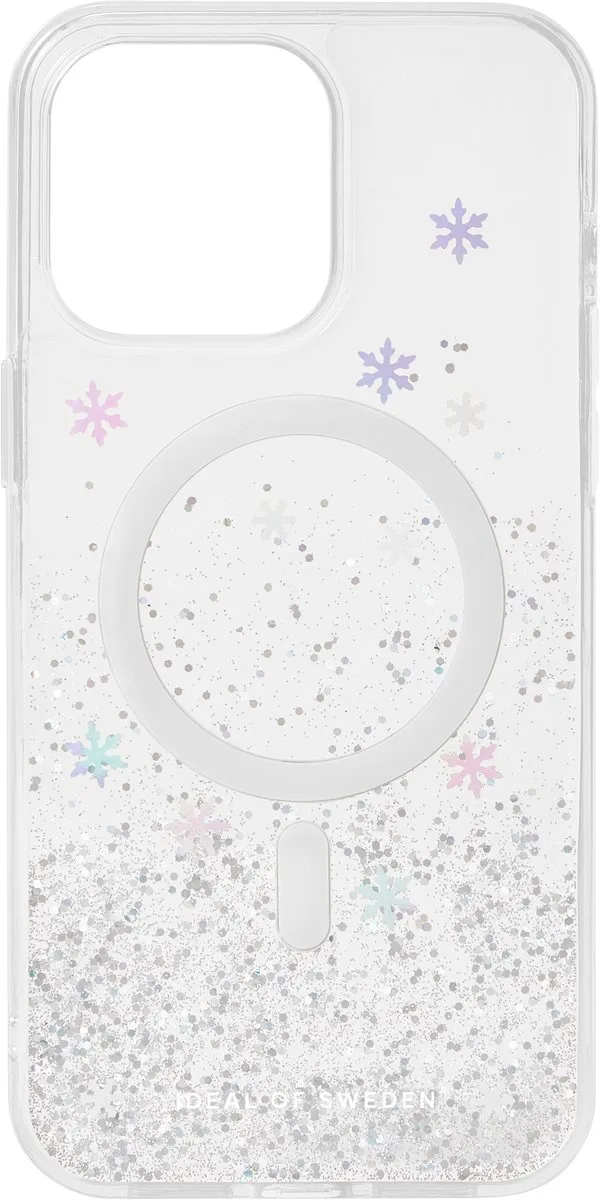 iDeal of Sweden Clear Case Premium MagSafe iPhone 15 Pro Max - Snow Flake - afbeelding 5 van 5