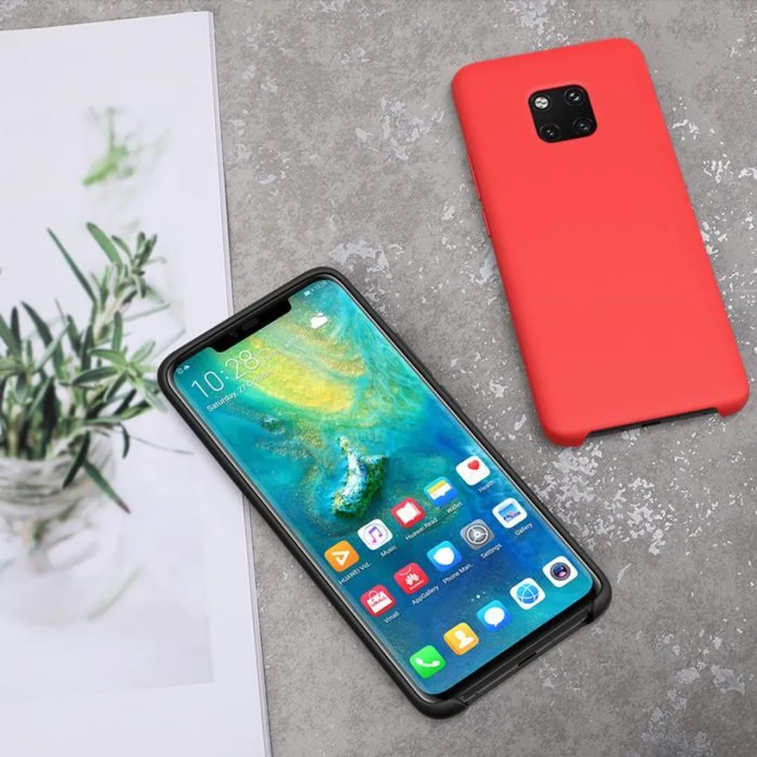Nillkin Flex Silicone HardCase Huawei Mate 20 Pro - Rood - afbeelding 4 van 5