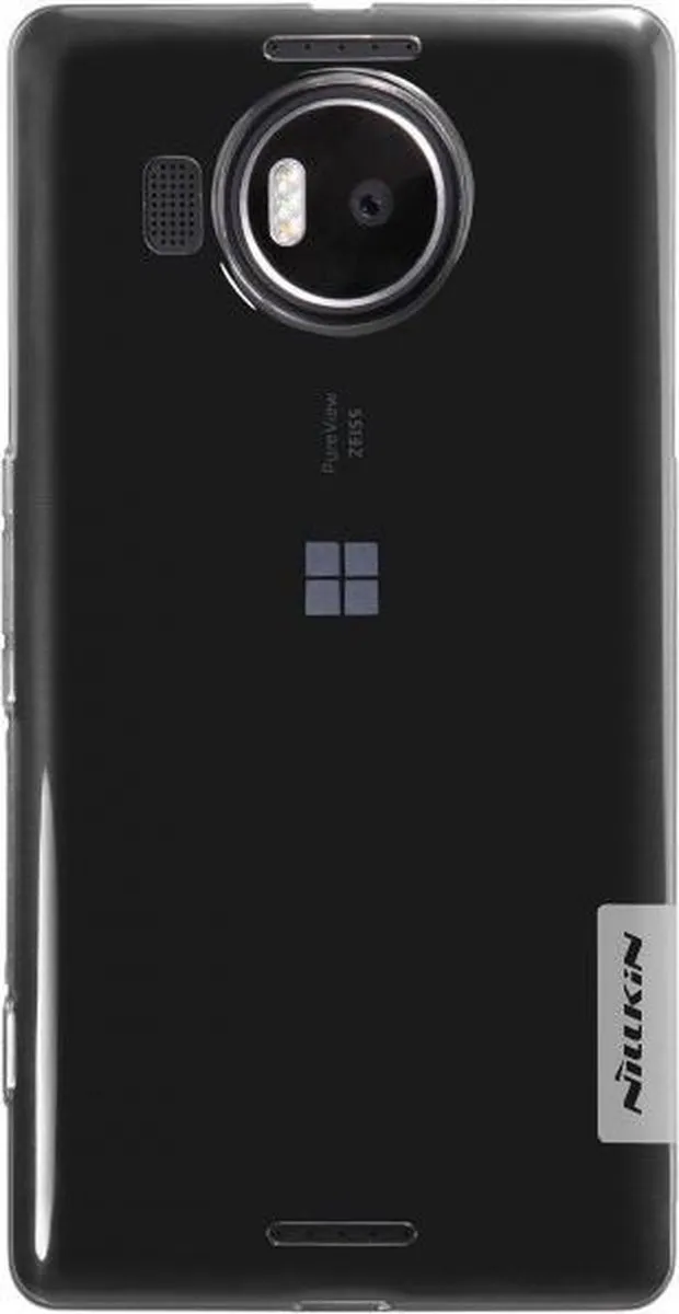 Nillkin Nature TPU Hoes Microsoft Lumia 950 XL - Transparant Lichtgrijs - afbeelding 2 van 5