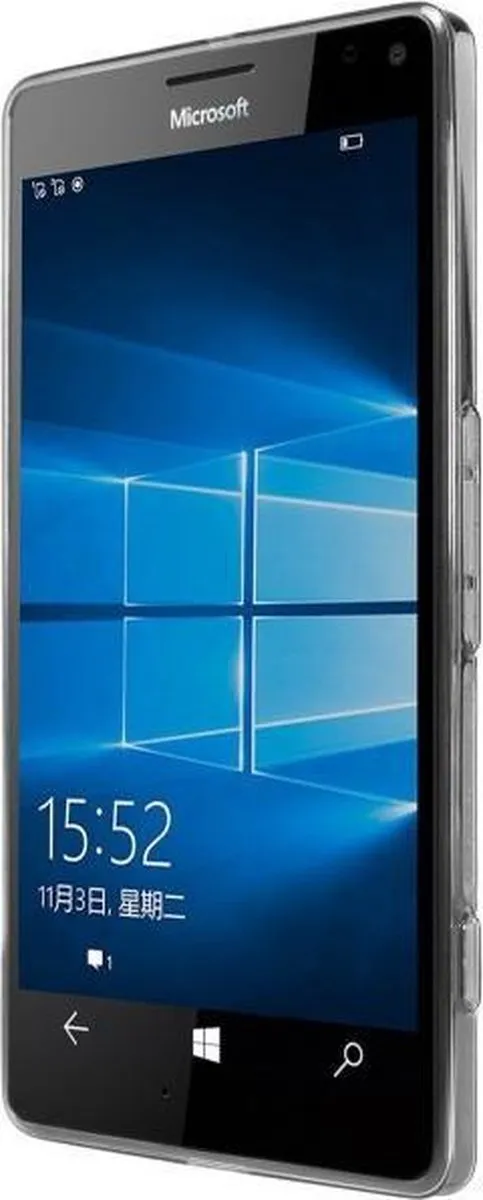 Nillkin Nature TPU Hoes Microsoft Lumia 950 XL - Transparant Lichtgrijs - afbeelding 5 van 5