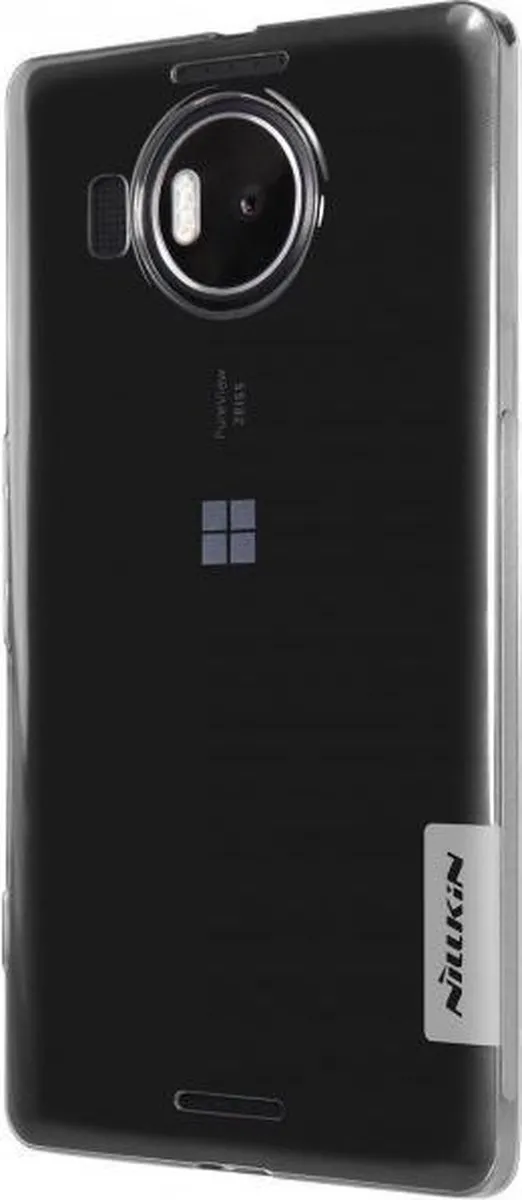 Nillkin Nature TPU Hoes Microsoft Lumia 950 XL - Transparant Lichtgrijs - afbeelding 4 van 5