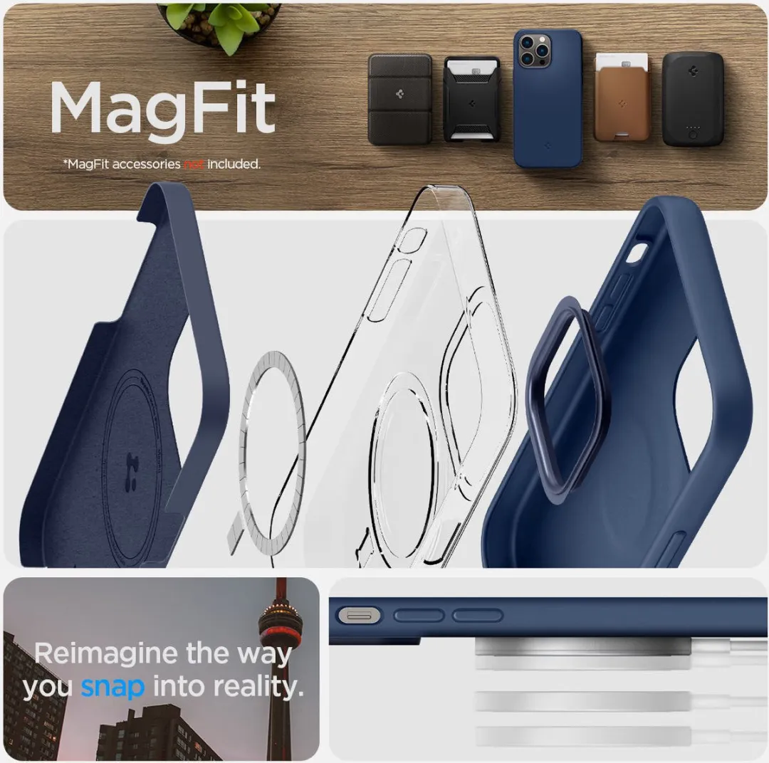 Spigen Silicone Fit ACS04847 Hoesje - iPhone 14 Pro Max - Blauw