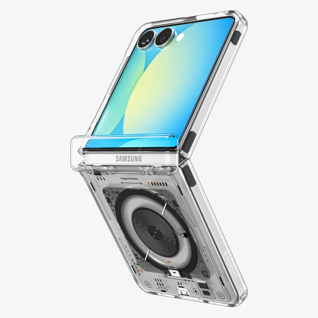 Spigen Ultra Hybrid Pro Case Zwart - Samsung Galaxy Z Flip 7 - MagSafe