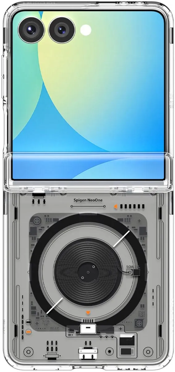 Spigen Ultra Hybrid Pro Case Zwart - Samsung Galaxy Z Flip 7 - MagSafe