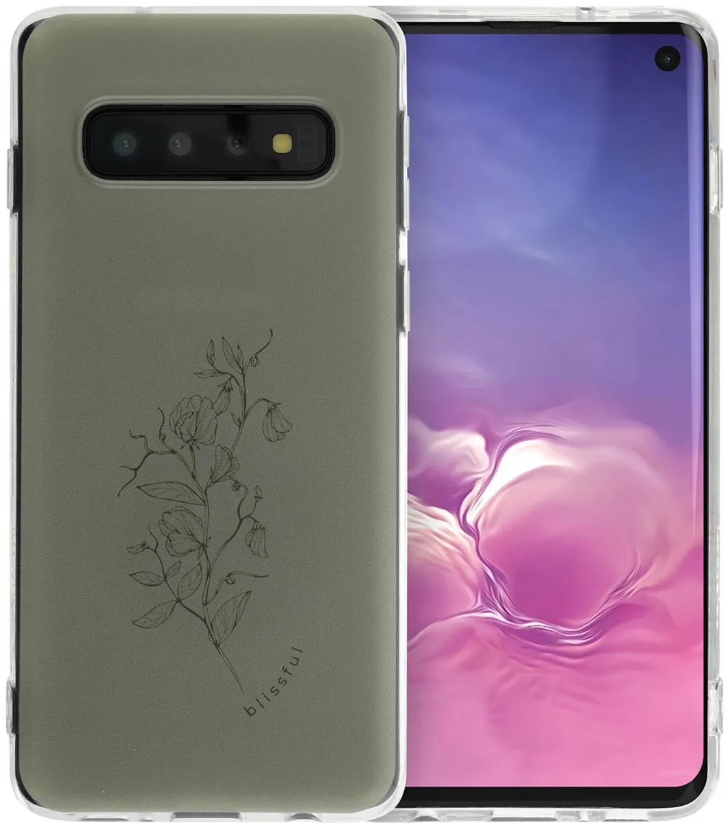 Imoshion Hoesje Samsung Galaxy S10 Floral Green