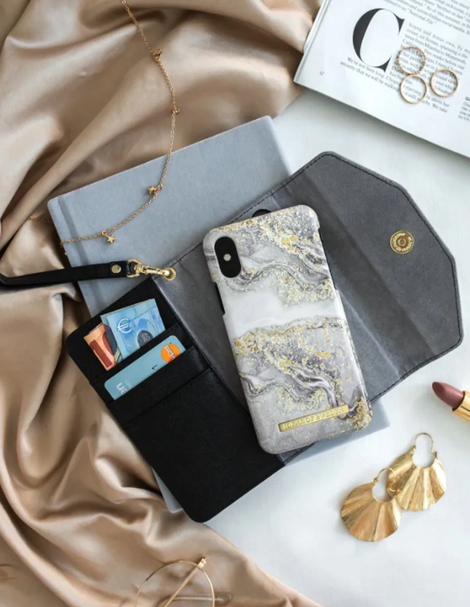 iDeal of Sweden Mayfair Clutch iPhone Xs Max - 3 Stuks - Zwart - afbeelding 5 van 6