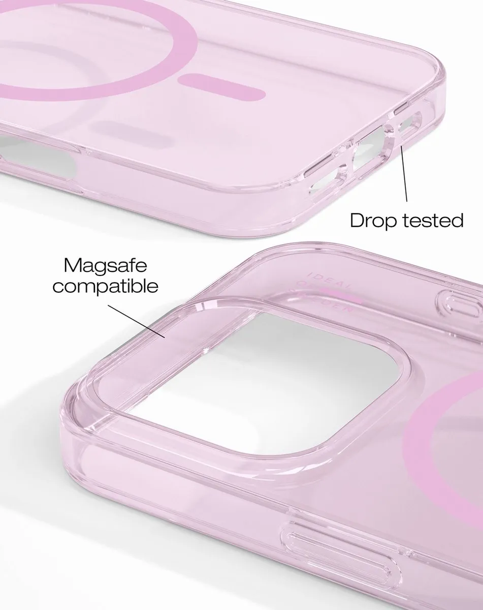 iDeal of Sweden iPhone 16 Pro Clear Case Light Pink - MagSafe - IDCLCMS-I2461P-512