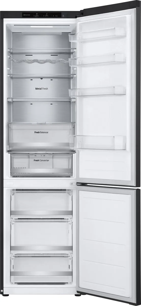 LG GBV7280CEV Koel-vriescombinatie 387L - Zwart