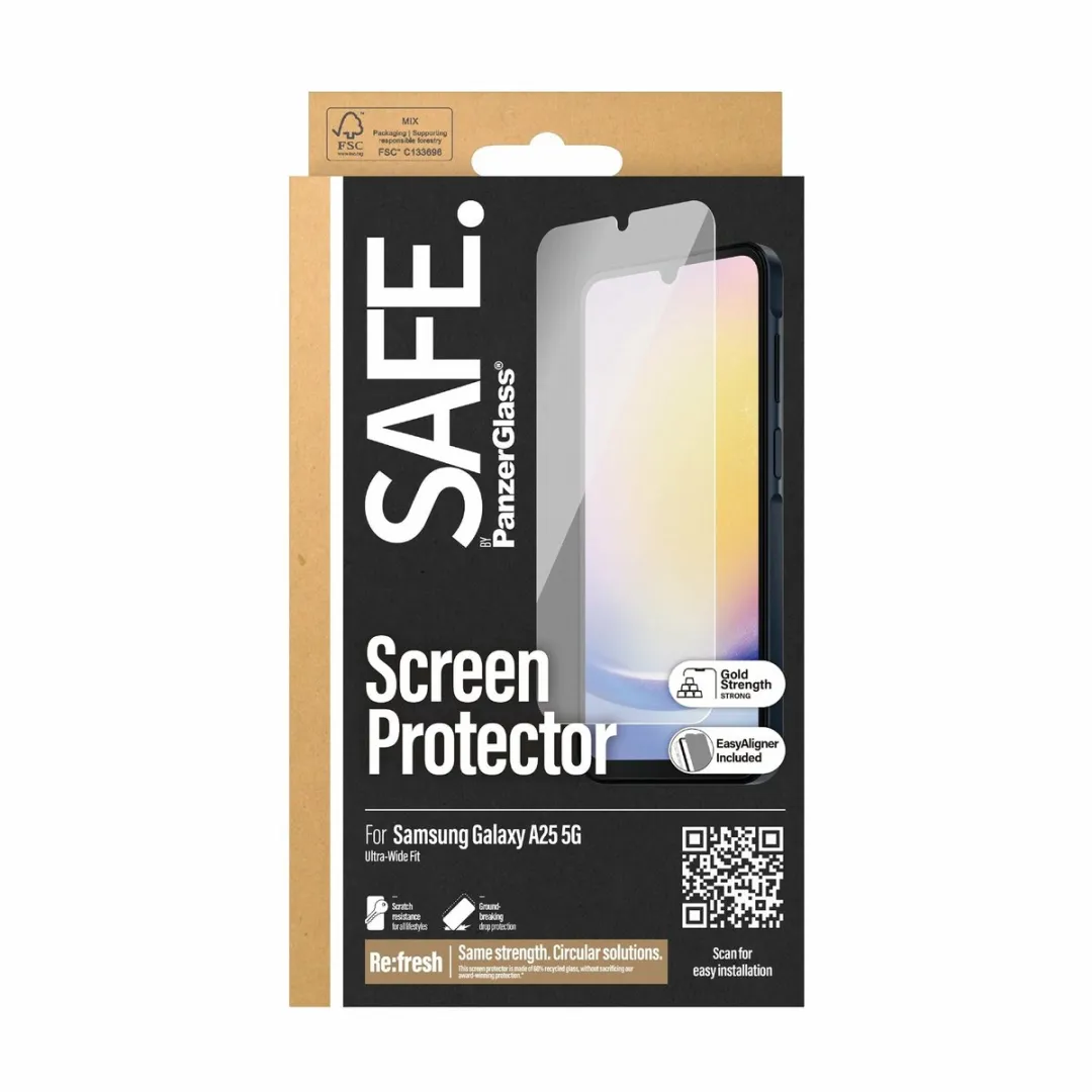 PanzerGlass SAFE Screenprotector Samsung Galaxy A35 5G - Case Friendly