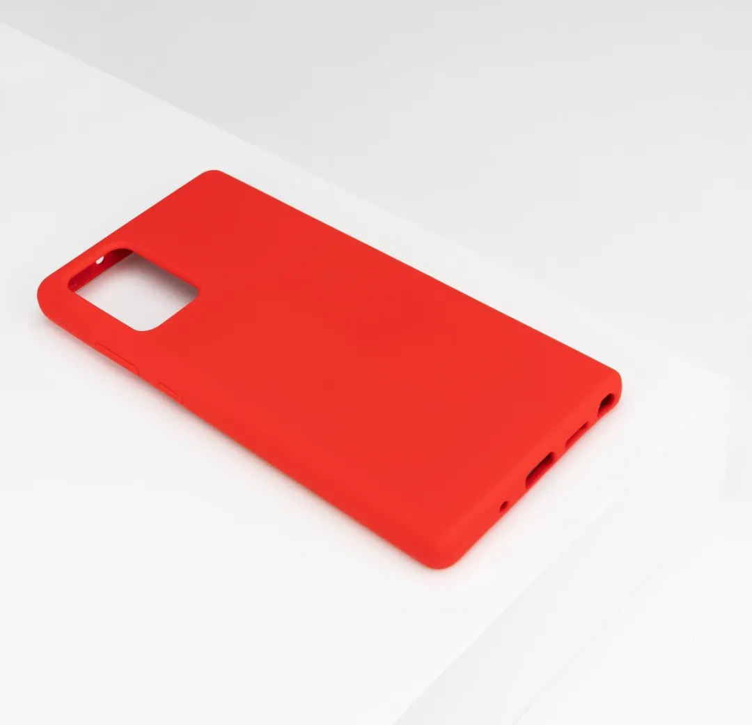 BMAX Siliconen Hoesje Samsung Galaxy Note20 - Rood - afbeelding 6 van 6
