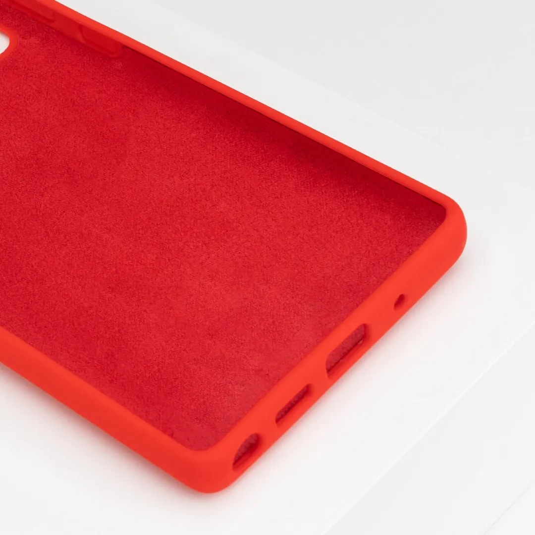 BMAX Siliconen Hoesje Samsung Galaxy Note20 - Rood