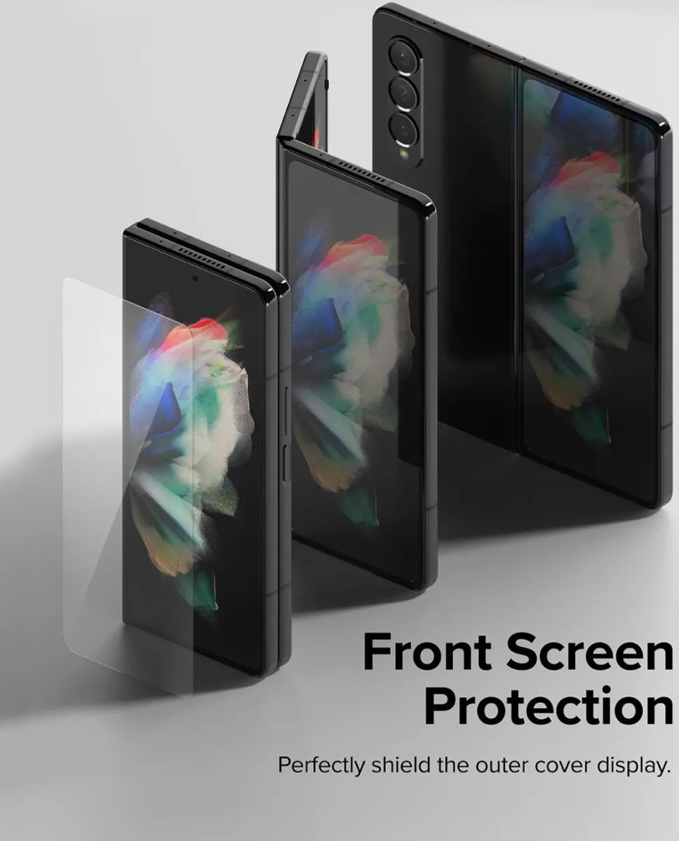 Ringke Tempered Glass Z Fold 4 - Voorkant