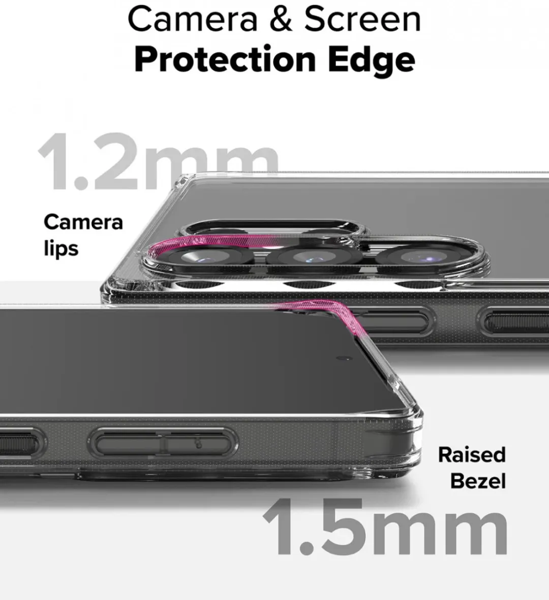 Ringke Fusion Hoesje Samsung Galaxy S25 Ultra - Antikrascoating - Transparant
