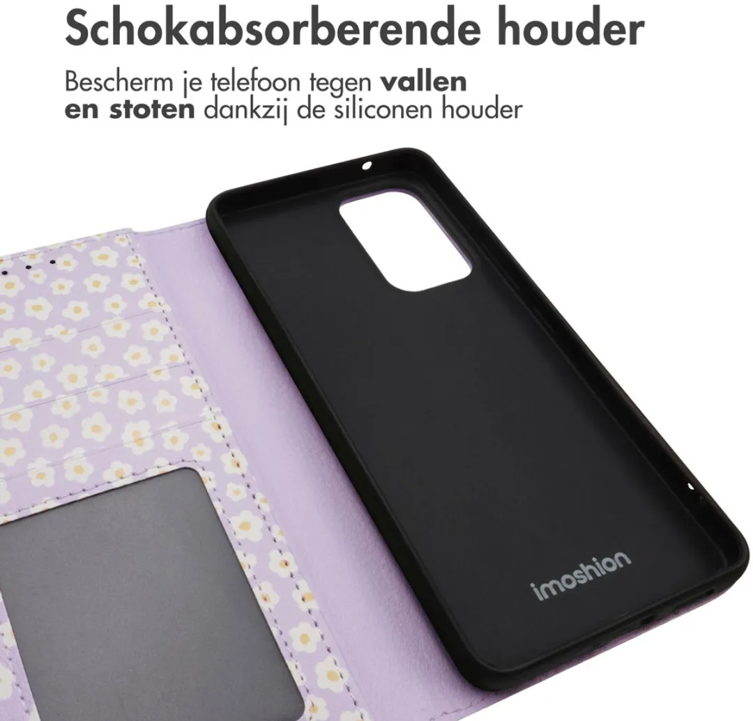 Imoshion Hoesje Samsung Galaxy A53 - 3 Pasjes White Daisy