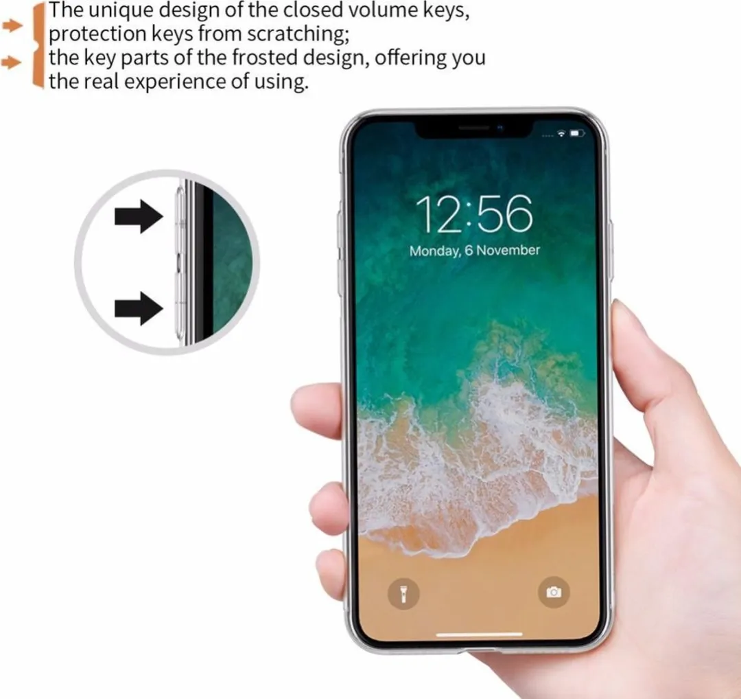 Nillkin iPhone XR Hoesje - Grijs transparant - afbeelding 6 van 6