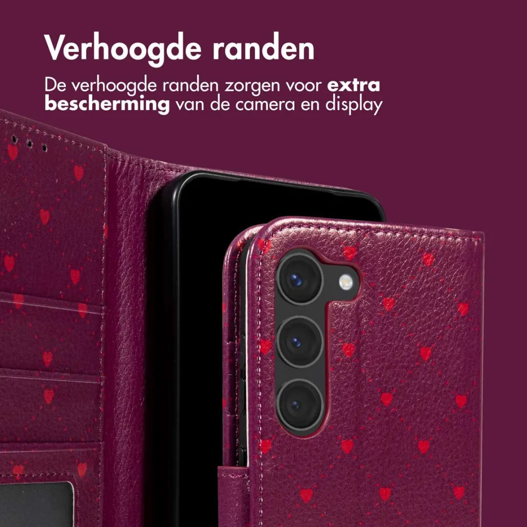 Imoshion Galaxy S23 Hoesje - 3 Pasjes - Rood