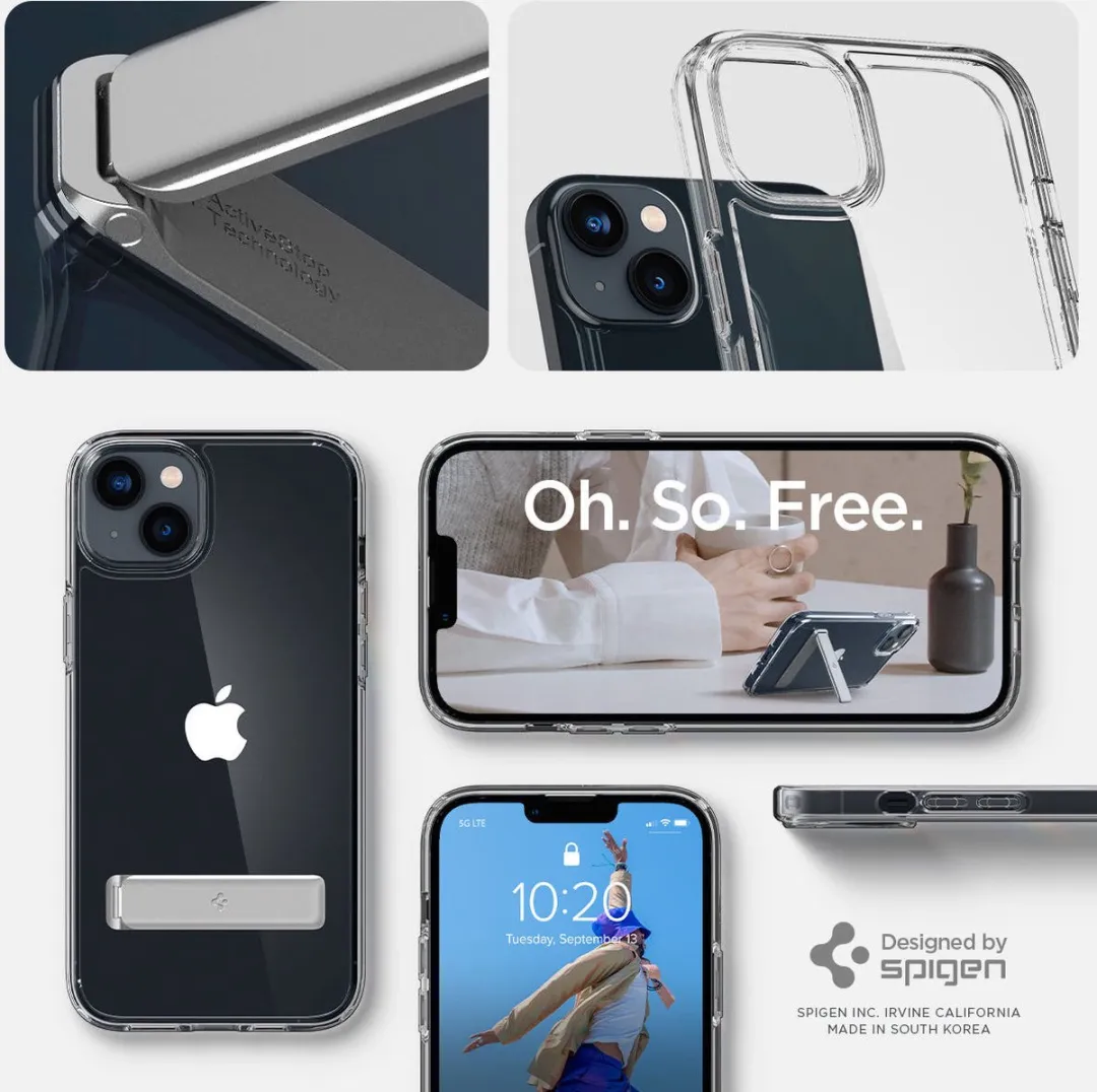 Spigen Ultra Hybrid Case ACS05051 iPhone 14 - Transparant - afbeelding 6 van 6
