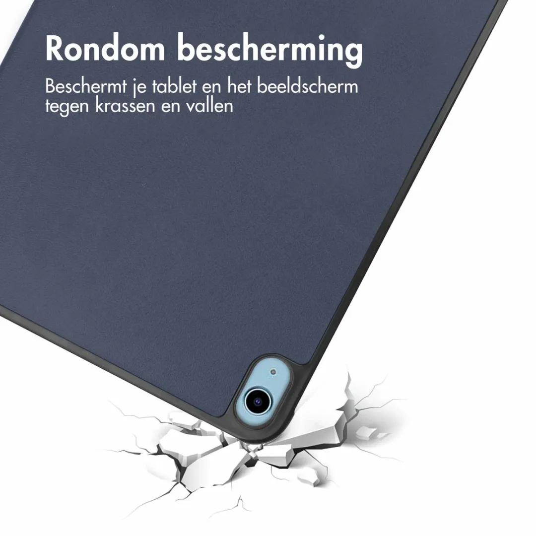 Imoshion Tablethoes SH00054164 - Apple iPad 10/11 10.9" - Trifold Bookcase - Donkerblauw