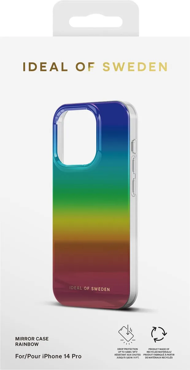 iDeal of Sweden Mirror Case IDMRC-I2261P-513 - iPhone 14 Pro - Rainbow