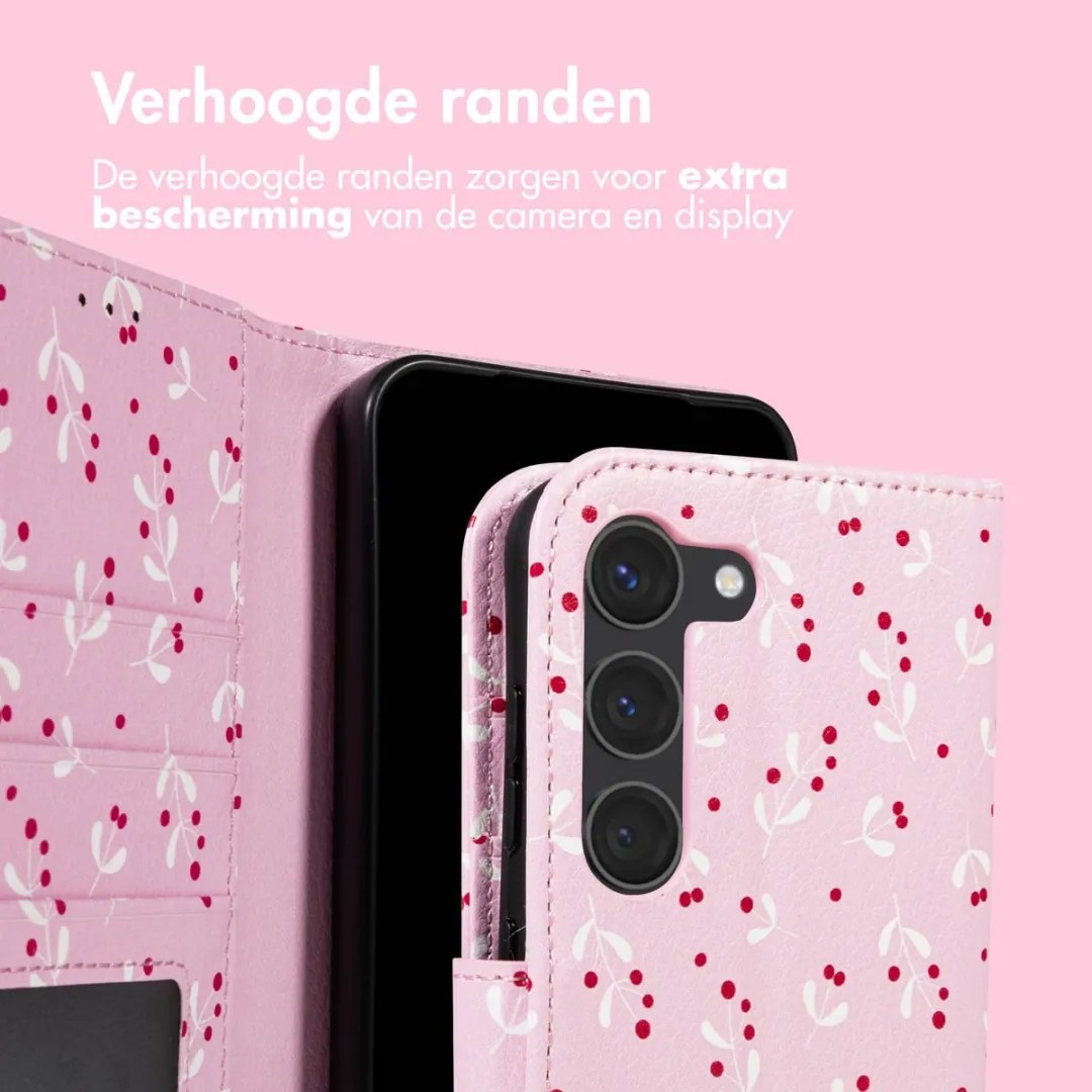 Imoshion Bookcase Hoesje Samsung Galaxy S23 - 3 Pasjes - Blush Berries