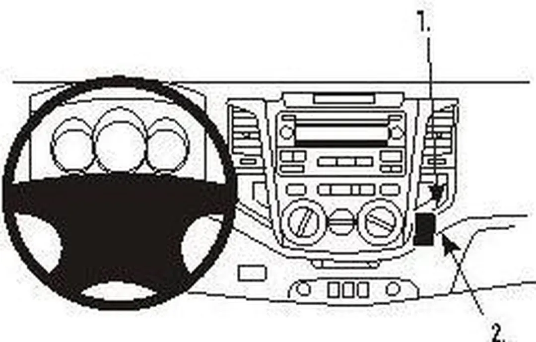 Brodit ProClip Houder Toyota HiLux 2006-2011 - 853722