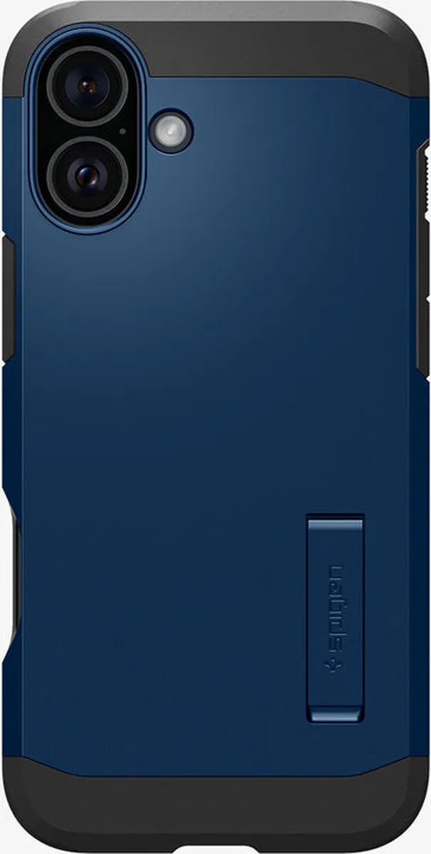 Spigen Tough Armor Hoesje iPhone 16 - Blauw - MagSafe