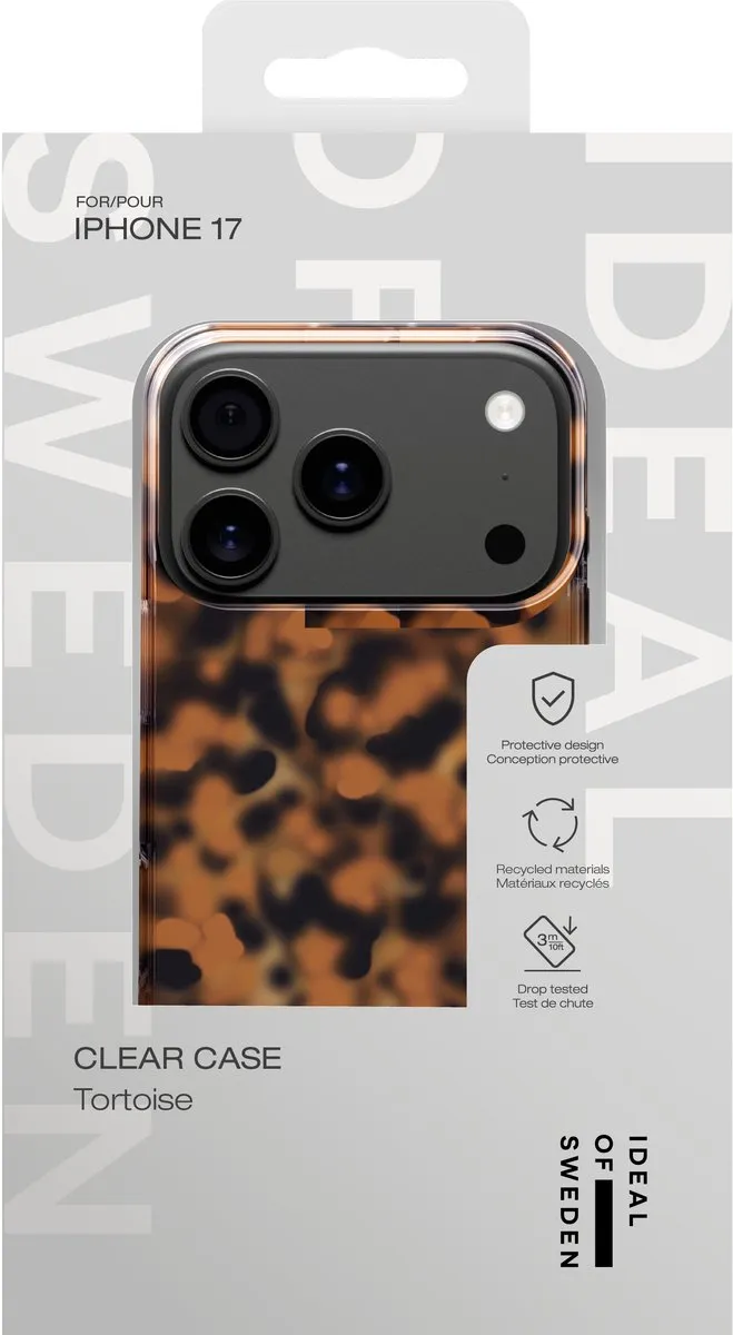 iDeal of Sweden Clear Case iPhone 17 - Tortoise - IDCLCMS-I2561-518