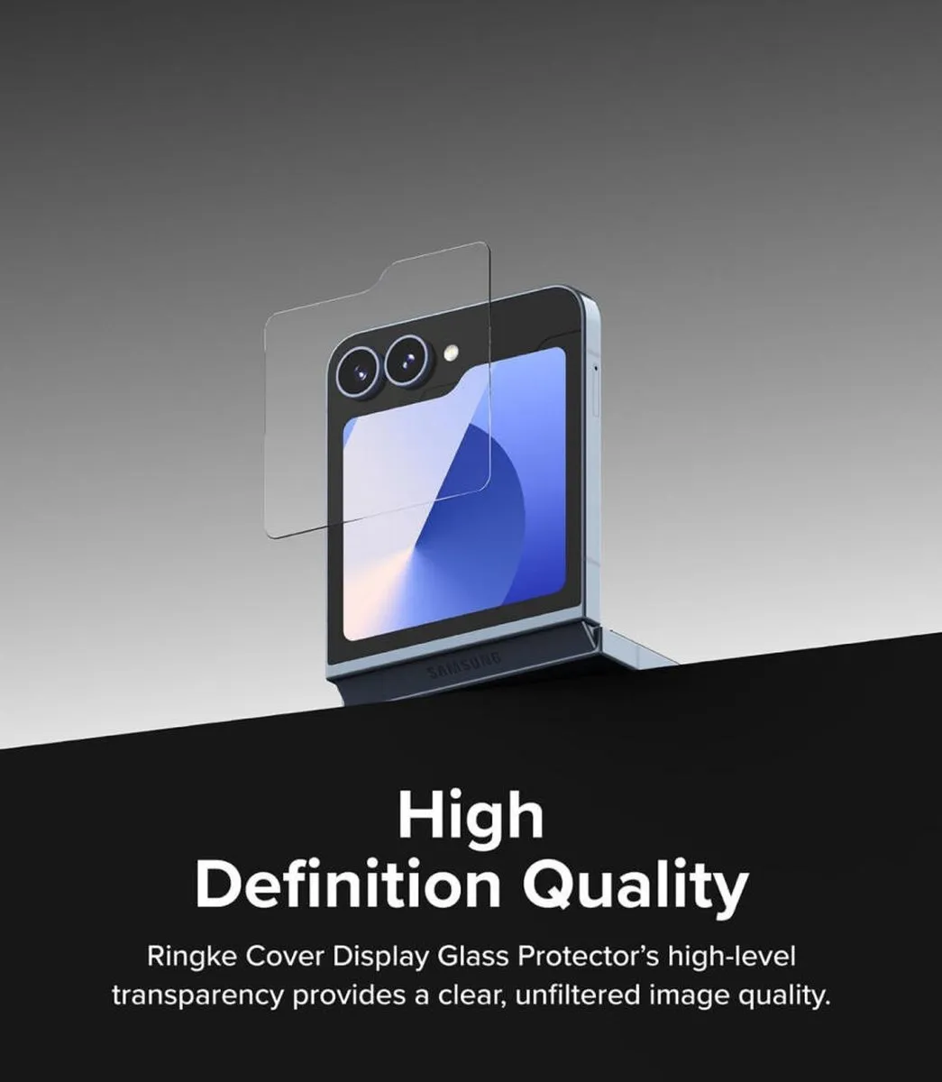 Ringke Cover Display Samsung Galaxy Z Flip 6 - 9H Tempered Glass - 2 Stuks