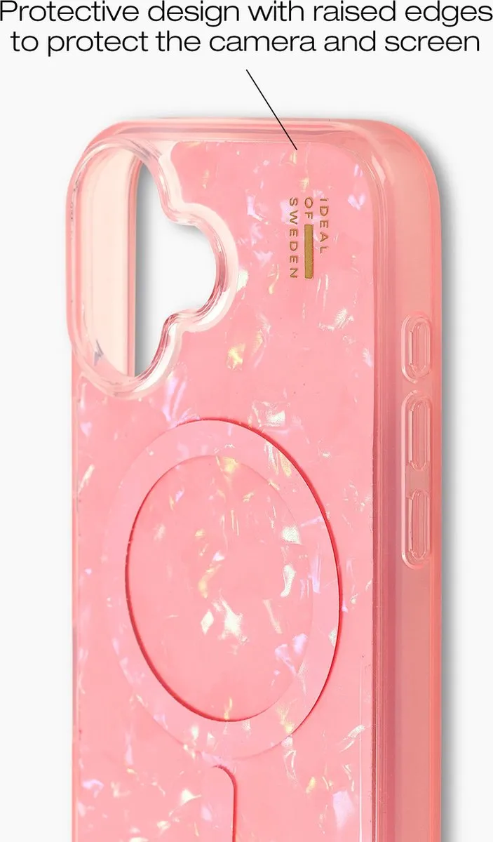 iDeal of Sweden Pearlized Case iPhone 16 - MagSafe - Pink - afbeelding 6 van 6