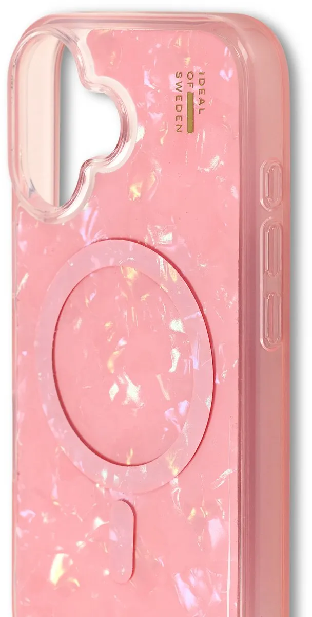 iDeal of Sweden Pearlized Case iPhone 16 - MagSafe - Pink