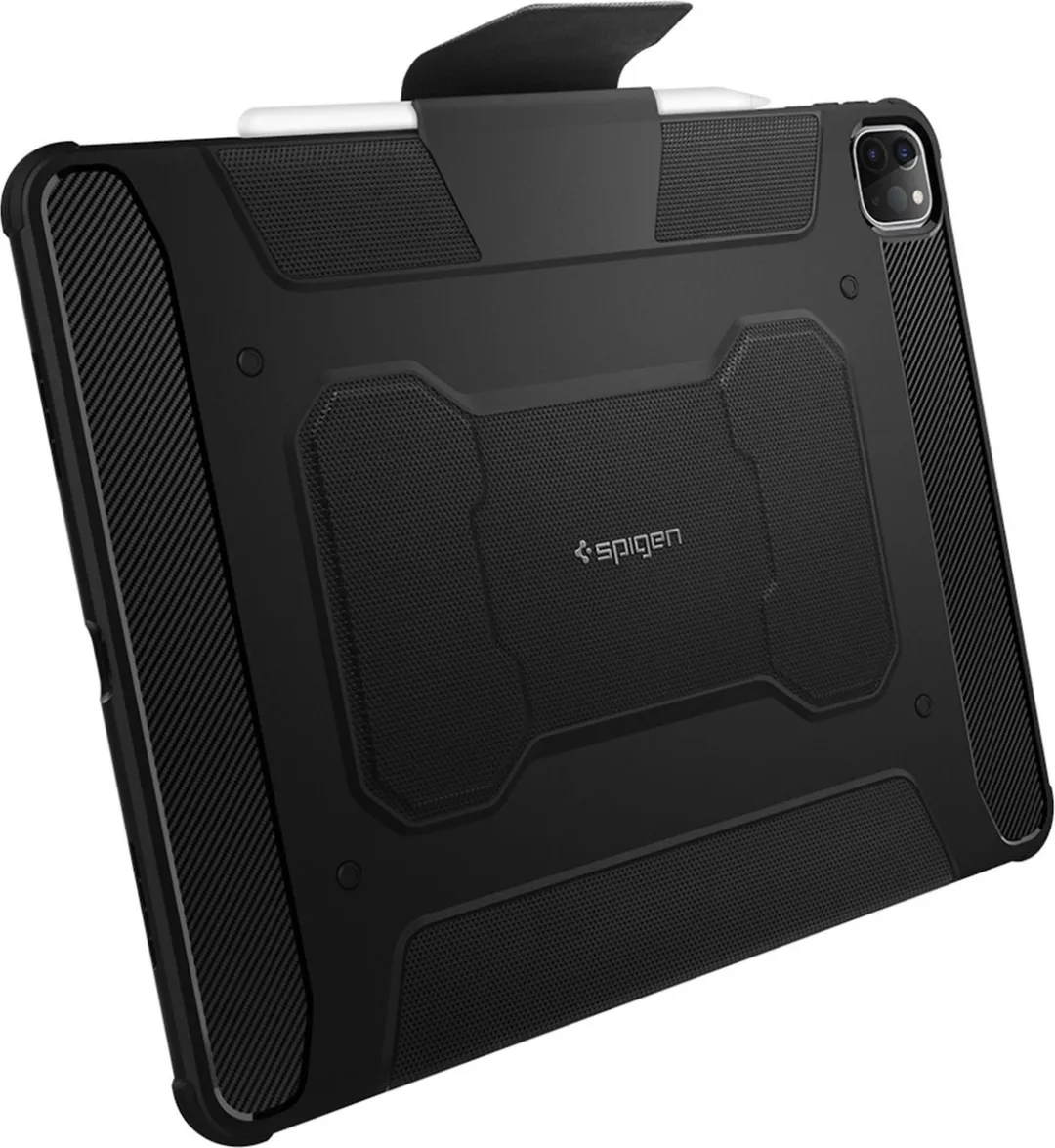 Spigen Rugged Armor Pro ACS02889 iPad Pro 12.9 Hoes - Zwart