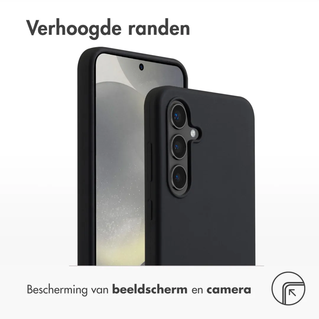Accezz Hoesje Samsung Galaxy S24 FE - Zwart