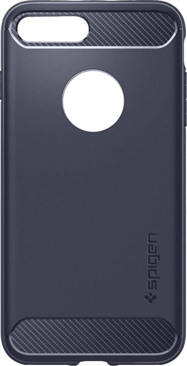 Spigen Rugged Armor iPhone 7 Plus 8 Plus Hoesje - Blauw