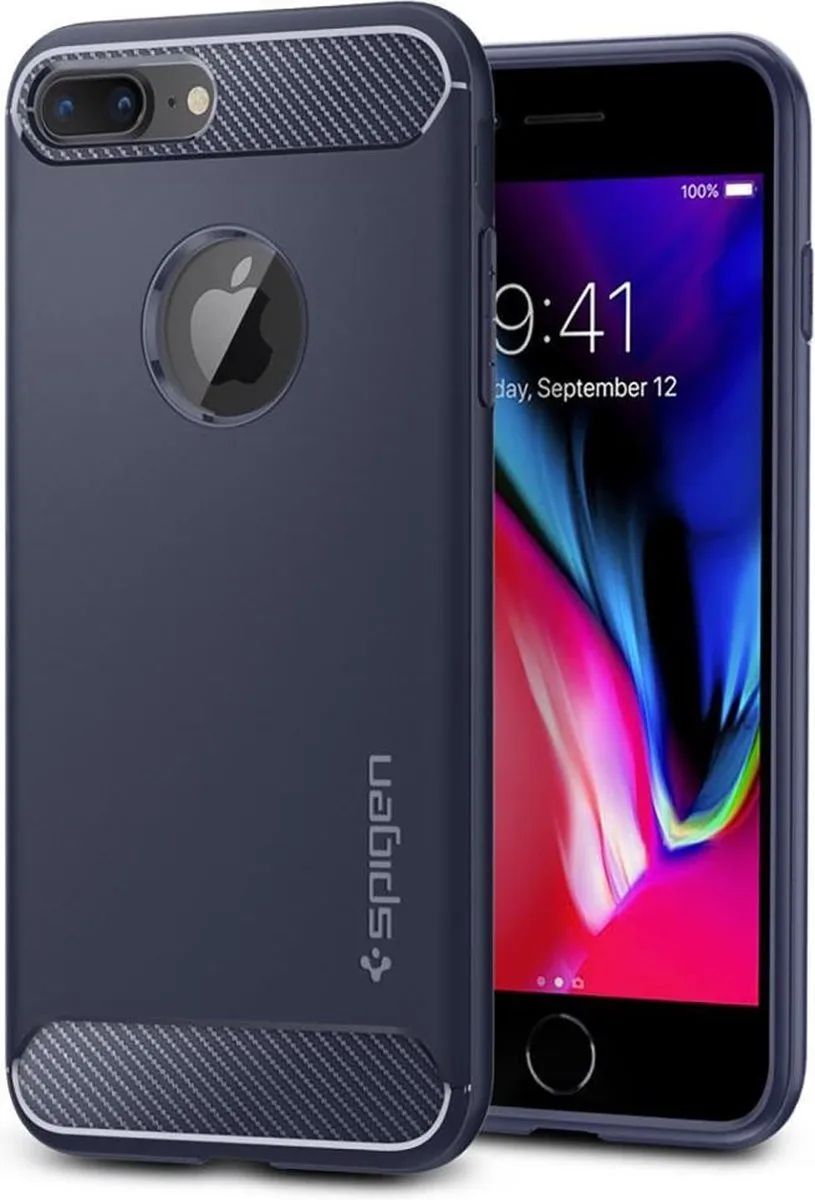 Spigen Rugged Armor iPhone 7 Plus 8 Plus Hoesje
