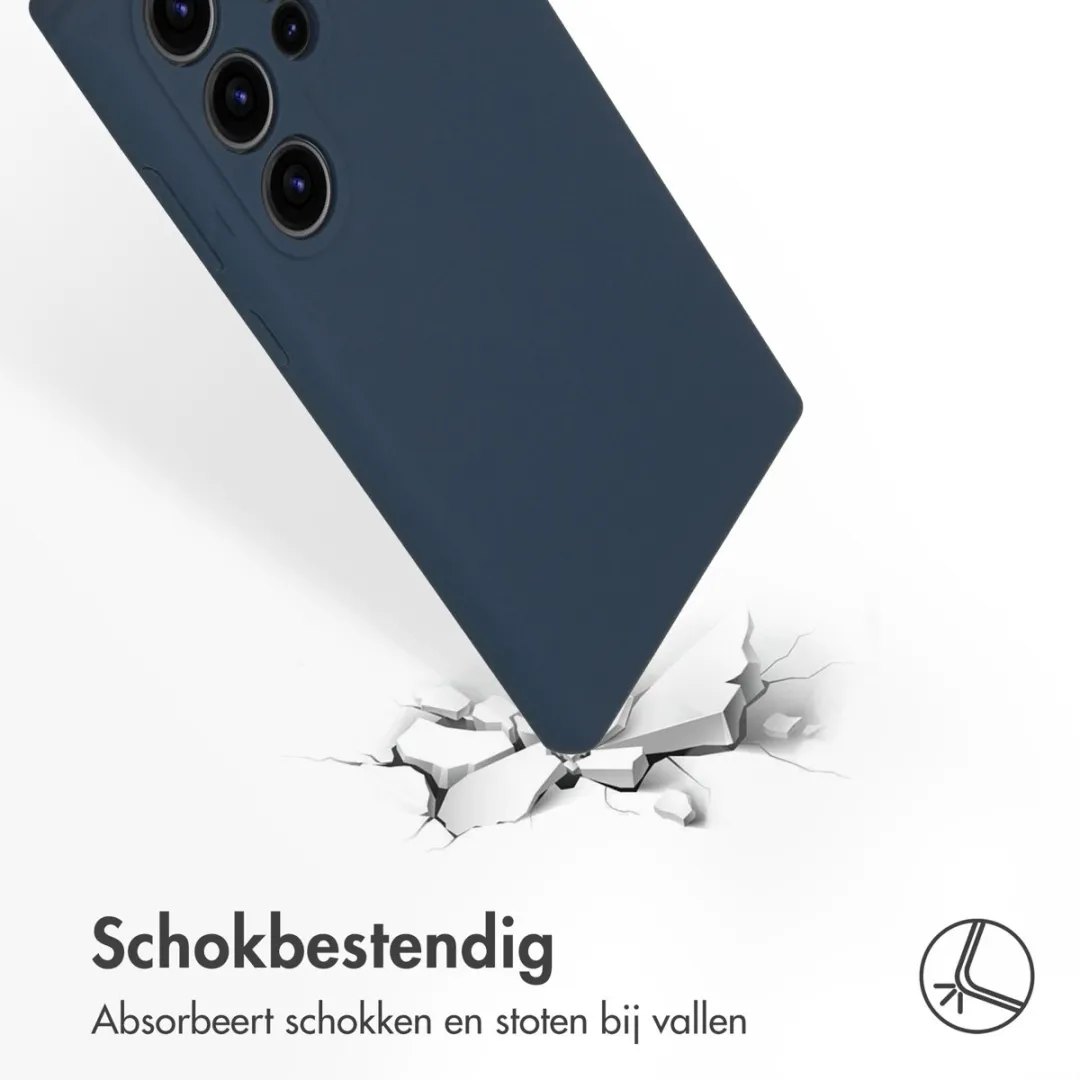 Accezz Hoesje Samsung Galaxy S24 Ultra - Donkerblauw