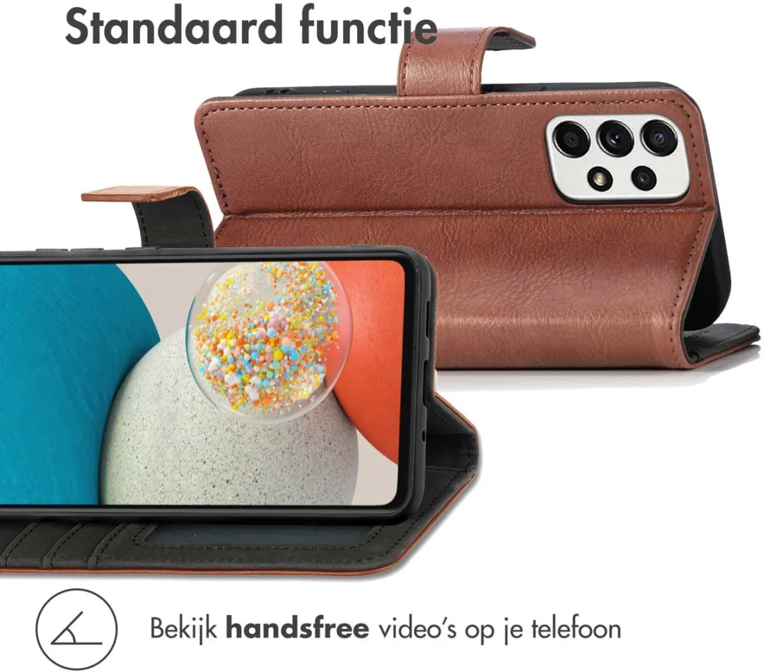 Imoshion Hoesje Samsung Galaxy A53 - 3 Pasjes - Bruin