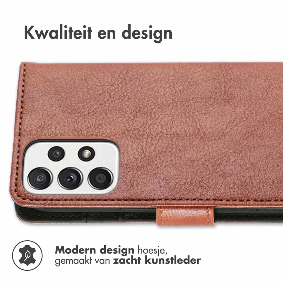 Imoshion Hoesje Samsung Galaxy A53 - 3 Pasjes - Bruin