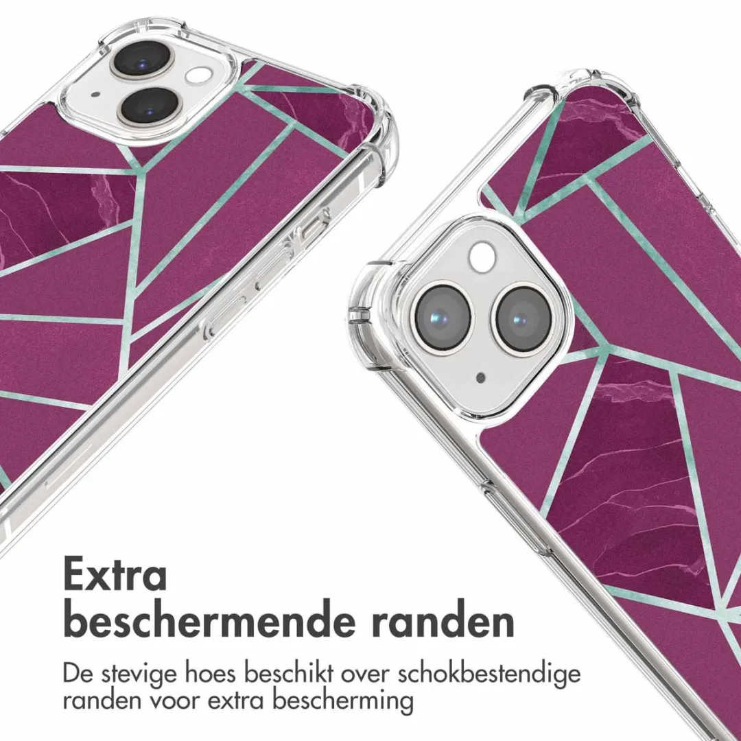 Imoshion Hoesje iPhone 13 Bordeaux Graphic