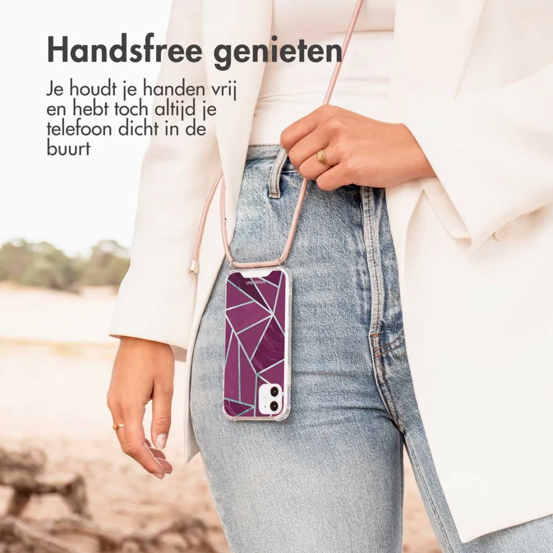 Imoshion Hoesje iPhone 13 Bordeaux Graphic