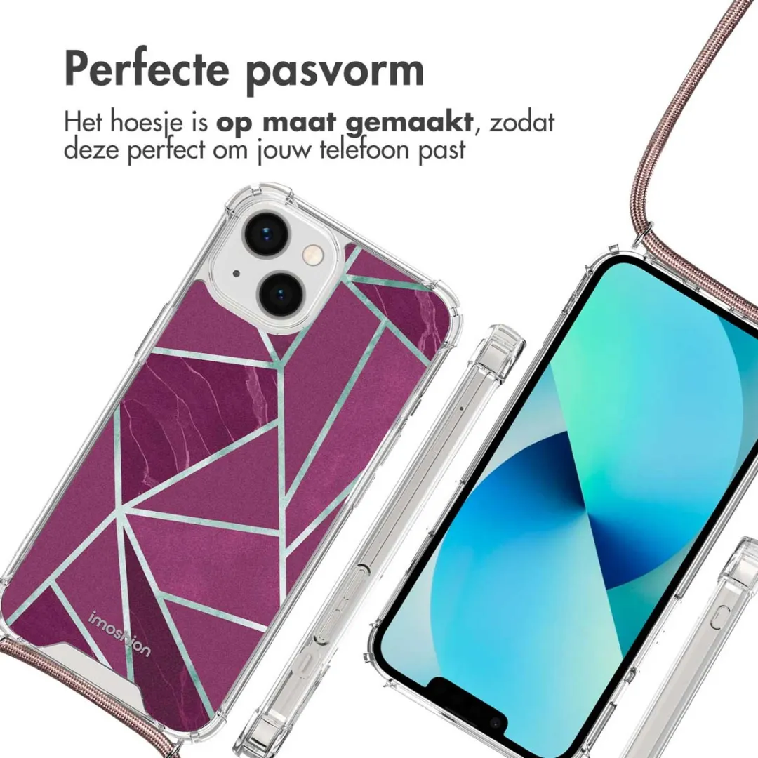 Imoshion Hoesje iPhone 13 Bordeaux Graphic