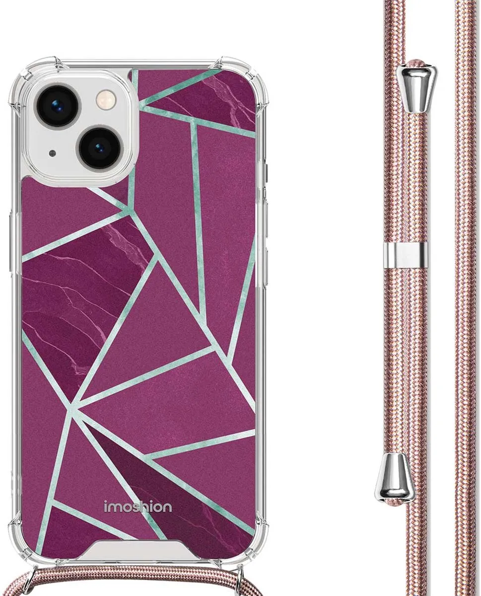 Imoshion Hoesje iPhone 13 Bordeaux Graphic