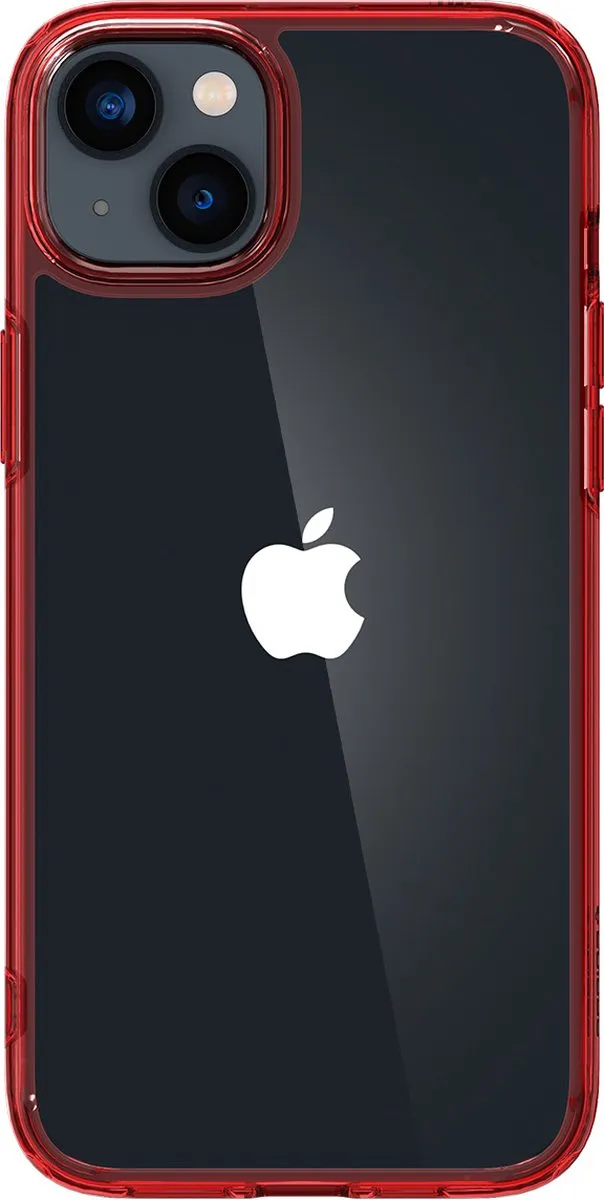 Spigen Ultra Hybrid ACS04896 iPhone 14 Plus Hoesje - Rood
