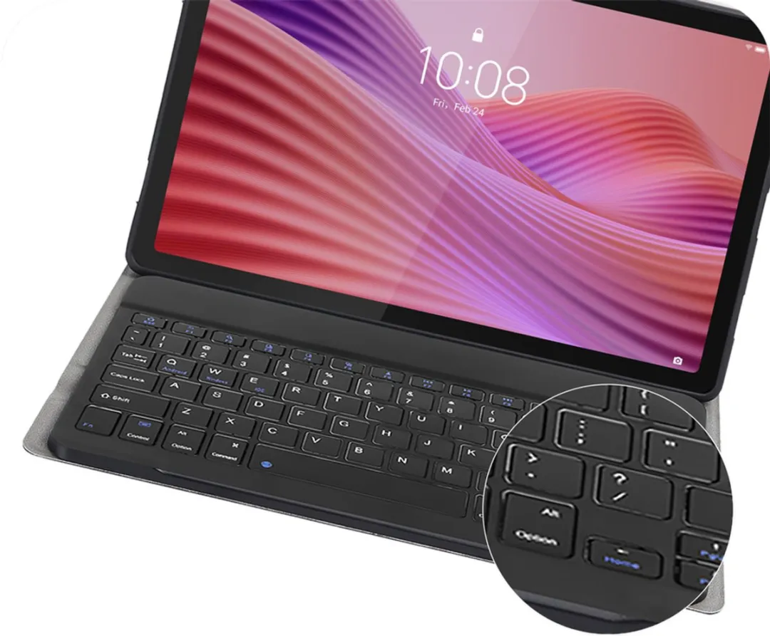 Just in Case Cazy TLE2840KB1QY Tablethoes met Toetsenbord - Lenovo Yoga Tab 10 - Zwart