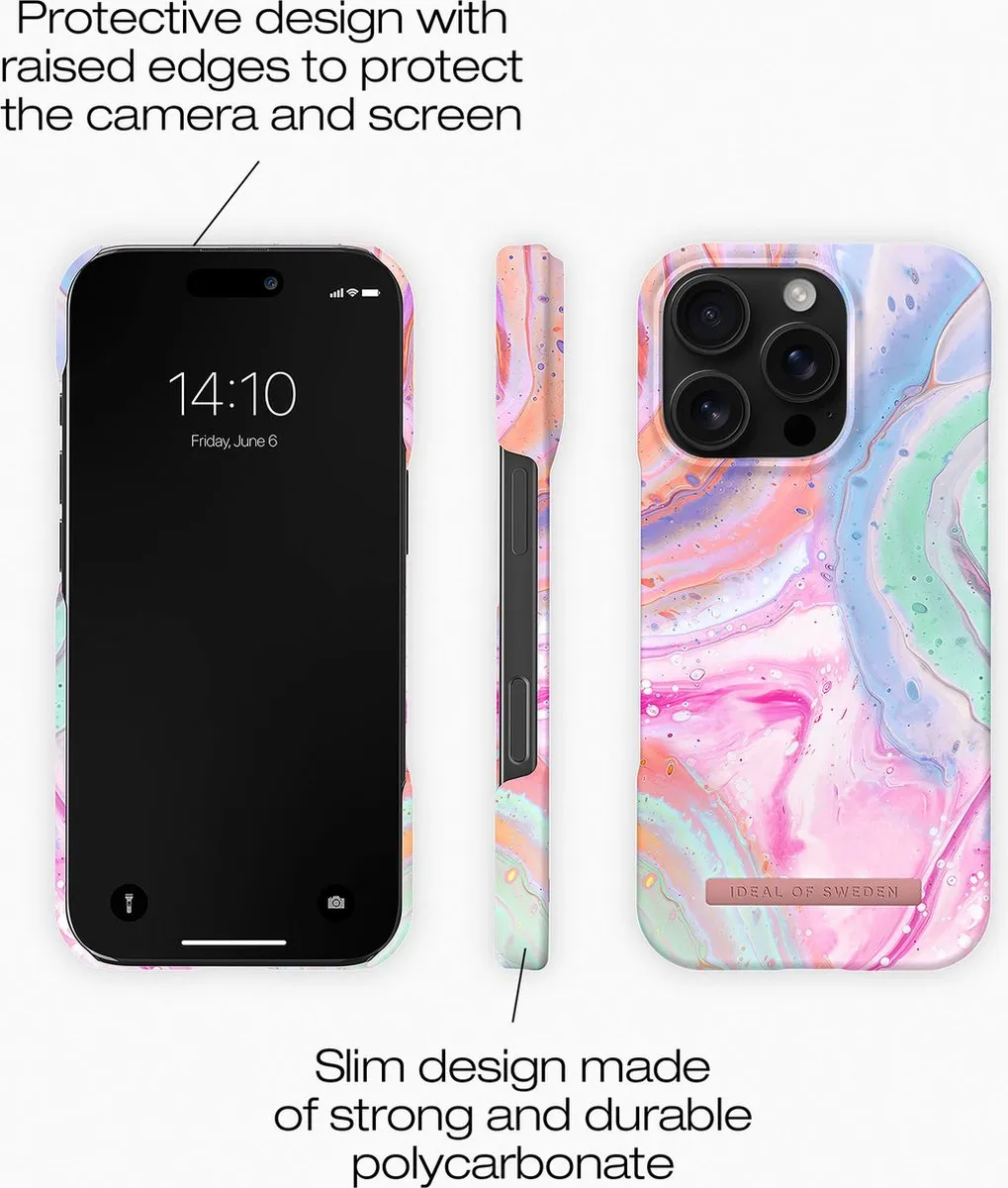 iDeal of Sweden iPhone 16 Pro Fashion Case Pastel Marble - MagSafe