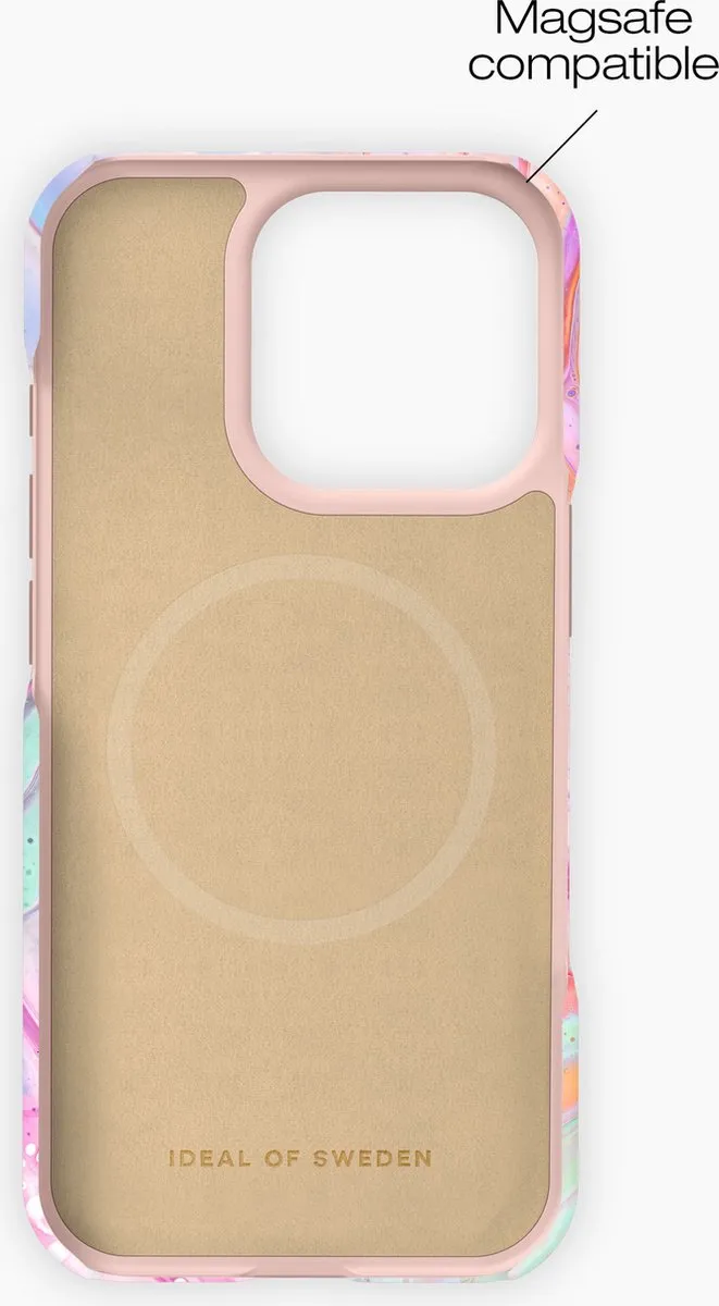 iDeal of Sweden iPhone 16 Pro Fashion Case Pastel Marble - MagSafe