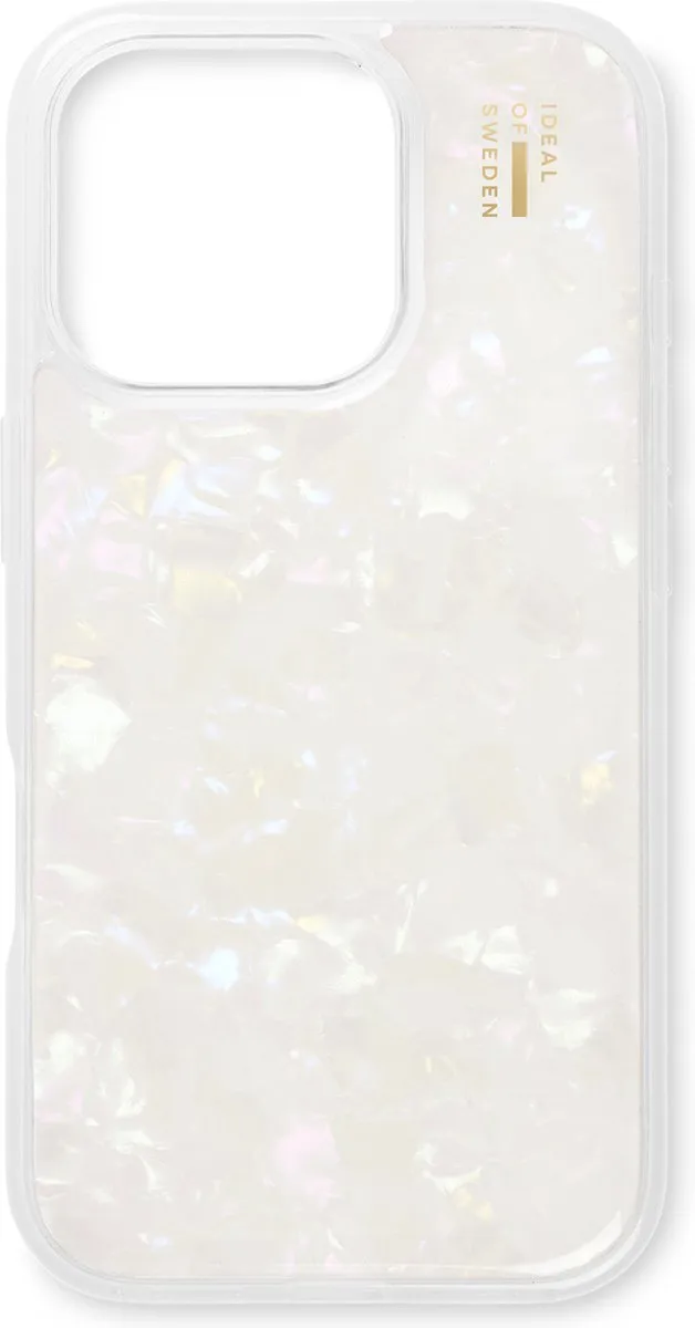 iDeal of Sweden Pearlized Case iPhone 16 Pro Max - Wit - IDPLC-I2467P-10