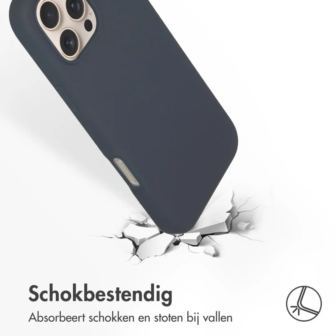 Accezz Hoesje iPhone 16 Pro Max Donkerblauw - MagSafe