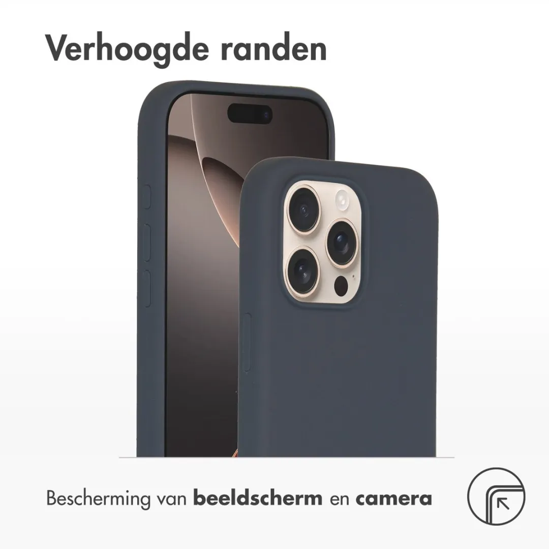 Accezz Hoesje iPhone 16 Pro Max Donkerblauw - MagSafe