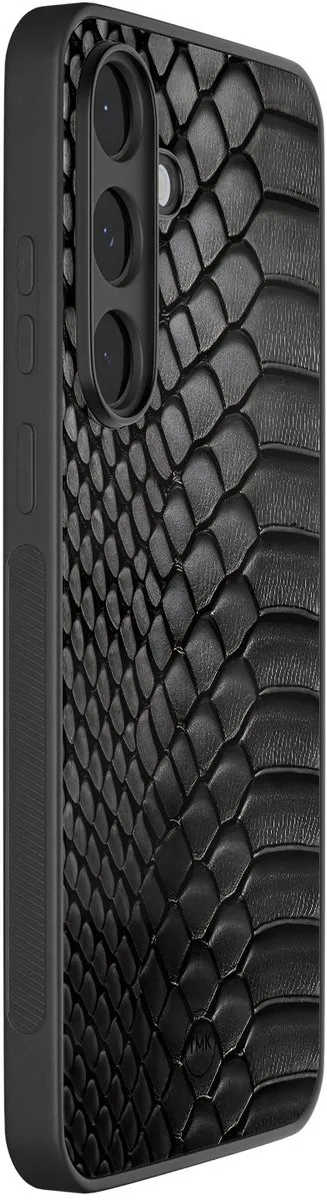 Casevibes S25FE/B/019 Hoesje Samsung Galaxy S25 FE - Zwart - Slangenprint