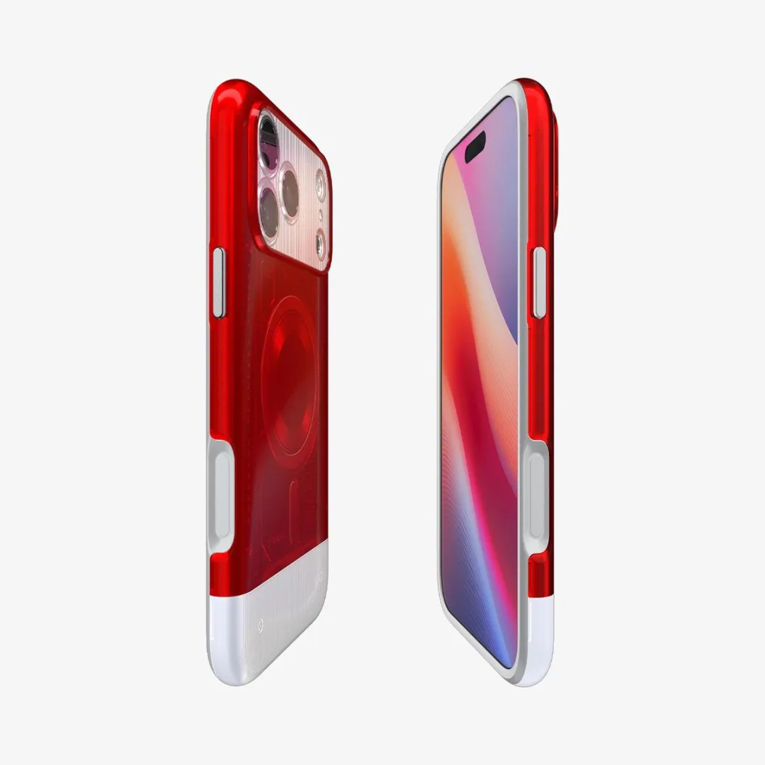 Spigen Classic C1 ACS09962 iPhone 17 Pro Hoes - Rood